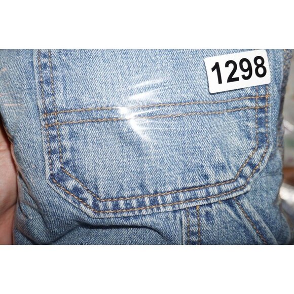 Old Navy Y2K Vintage Painter's Carpenter Jorts BOYS Denim Shorts Grunge SIZE 8 - Picture 9 of 9